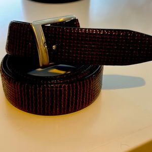 Brown leather belt. 36 inch waist